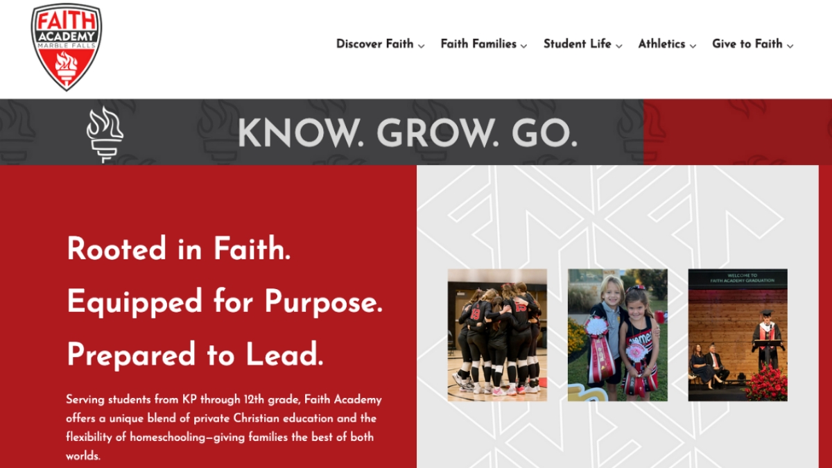 Faith Academy of Marble Falls logo